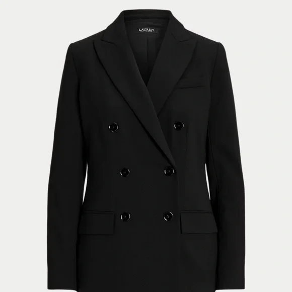 Ralph Lauren black Double-Breasted blazer